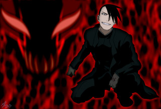 Demon man gothic portrait blurry - a demon face free wallpaper