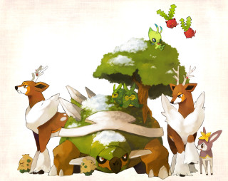Animals tree banner group standing - a group of animals free wallpaper for desktop