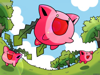 Cartoon pig flying air another - him free wallpaper for desktop