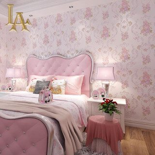 Pink bedroom furniture vase flowers - a pink bed free wallpaper