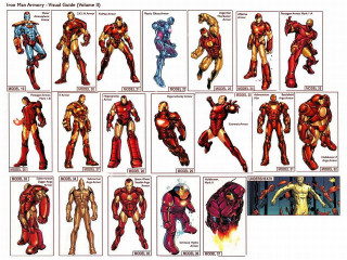 Iron man character sheet avengers - marvel comic free wallpaper for desktop