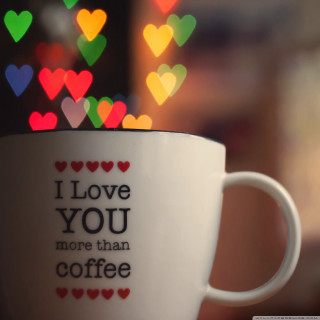 Coffee heart love message conceptual - conceptual art free wallpaper for tablet