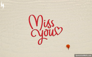 Red paper miss you heart - m free wallpaper