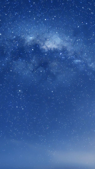 Man beach night sky stars 2 - the horizon free wallpaper for mobile