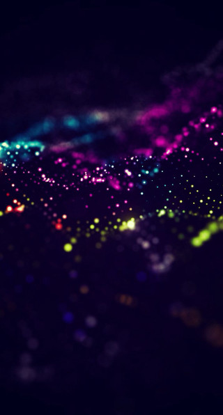 Blurry colorful light dark night - the dark night sky free wallpaper