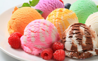 Ice cream raspberries mints pastel 2 - more free wallpaper