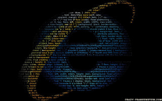 Computer screen large letter dark - letter free wallpaper