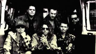 Bus group hands up window - the air free wallpaper