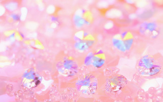 Diamonds pile pink yellow background - diamond free wallpaper for desktop
