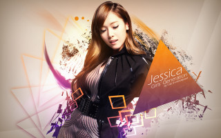 Woman long hair black jacket 17 - aaa game free wallpaper