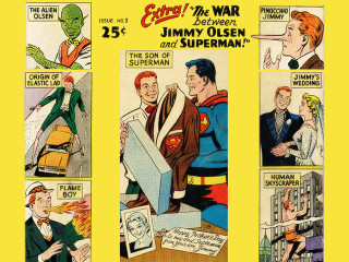 Comic book cover man suit 2 - a comic book cover free wallpaper