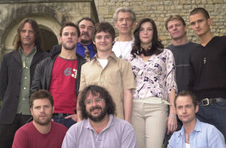 Group people posing picture stone - a stone building free wallpaper