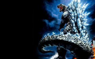 Godzilla wallpaper fire water black - official art free wallpaper for desktop