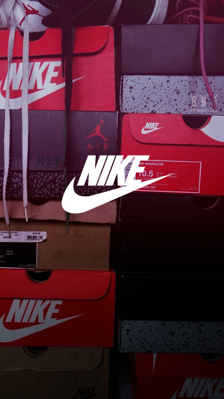 Nike shoes pile boxes storeroom - the top free wallpaper for mobile