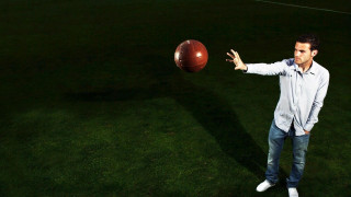 Man throwing ball dark grass - adam willaerts free wallpaper