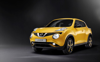 Yellow nissan juke studio black - a studio photo free wallpaper