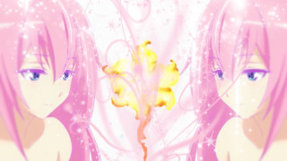 Girl pink hair flower pink - star free wallpaper for desktop