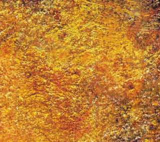 Yellow brown leaves painting black - lyrical abstraction free wallpaper for tablet