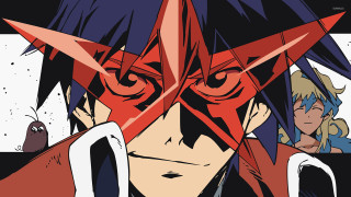 Anime red eyes red star - a red star free wallpaper