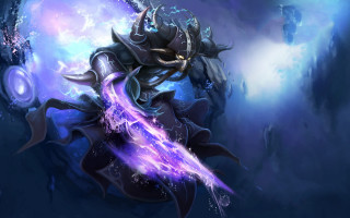 Fantasy character purple light chest 2 - arcane free wallpaper