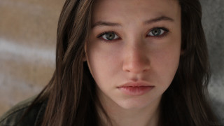 Woman long hair blue eyes 53 - blue eye free wallpaper