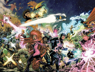 Avengers group arms around star - a group of avengers characters free wallpaper