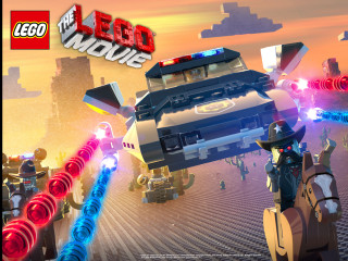 Lego police gun people poster - key art free wallpaper
