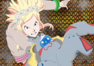 Cartoon character stuffed animal wall - action painting free wallpaper