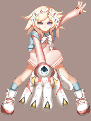 Cartoon character pink outfit white - hint of yayoi kasuma free wallpaper for mobile