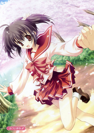 Girl running woods knife bird - a knife free wallpaper for mobile