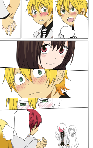 Anime characters expressions hair couple - gapmoe yandere grimdark free wallpaper for mobile