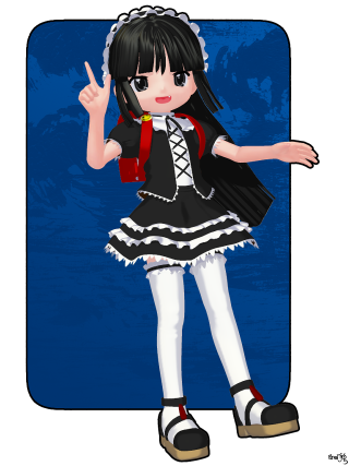 Alice prin gothic lolita red - aaa game free wallpaper for mobile