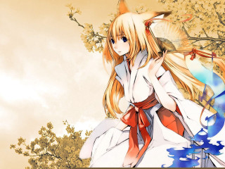 Anime girl long blonde hair 3 - long blonde hair free wallpaper