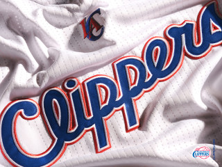 Clippers jersey closeup basketball back - a basketball ball free wallpaper for desktop