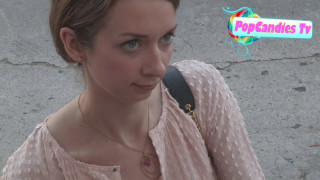 Woman pink shirt black bag - a pink shirt free wallpaper for desktop