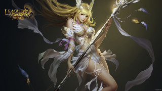 Woman sword fighter heroic stance - rossdraw global illumination free wallpaper