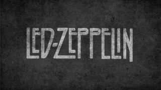 Led zepplin black white concrete - a white outline free wallpaper