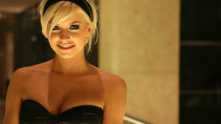 Woman black dress black hat 3 - christen købke free wallpaper