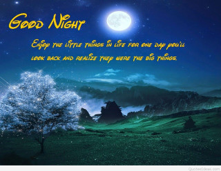 Tree night quote poem image - the middle of the picture free wallpaper for desktop