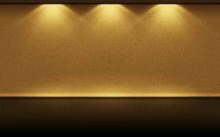 Room three lights black floor - a brown wall free wallpaper for desktop