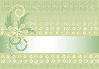 Floral background green white stripe - a floral background free wallpaper for desktop
