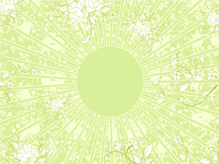 Green white floral background circle - green background free wallpaper