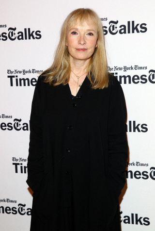 Woman white wall black shirt - free dark wallpaper for mobile