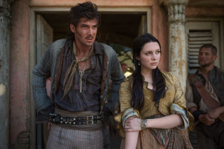 Man woman doorway group delacroix - a brown shirt free wallpaper for desktop