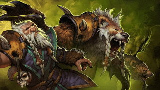 Bearded man wolf back arm - a beard and a beard free wallpaper