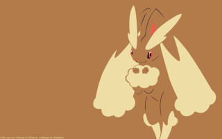 Cartoon rabbit red nose red - a white outline free wallpaper