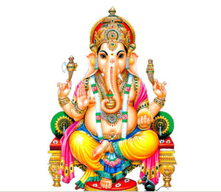 Ganesha sitting chair pipe hand - a pipe free wallpaper