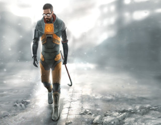 Man beard backpack walking snow - a cane free wallpaper for desktop