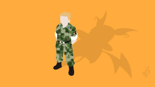 Man camouflage uniform yellow background - donald sherwood free wallpaper for desktop