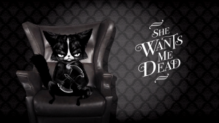 Black white cat sitting argyle - she free wallpaper